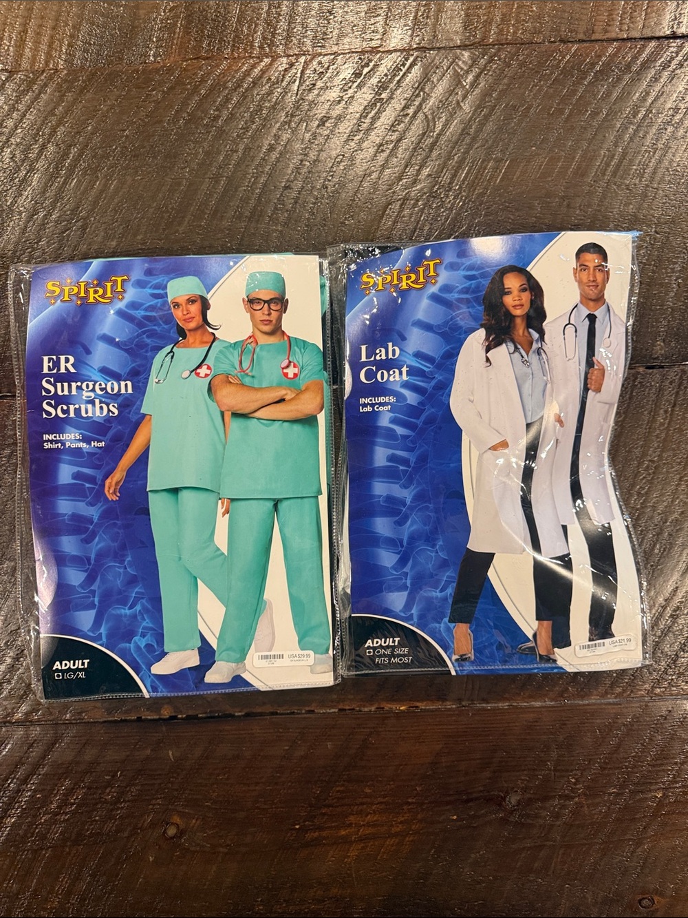 Spirit ER Surgeon Scrubs Costume - Teal Green- never worn!